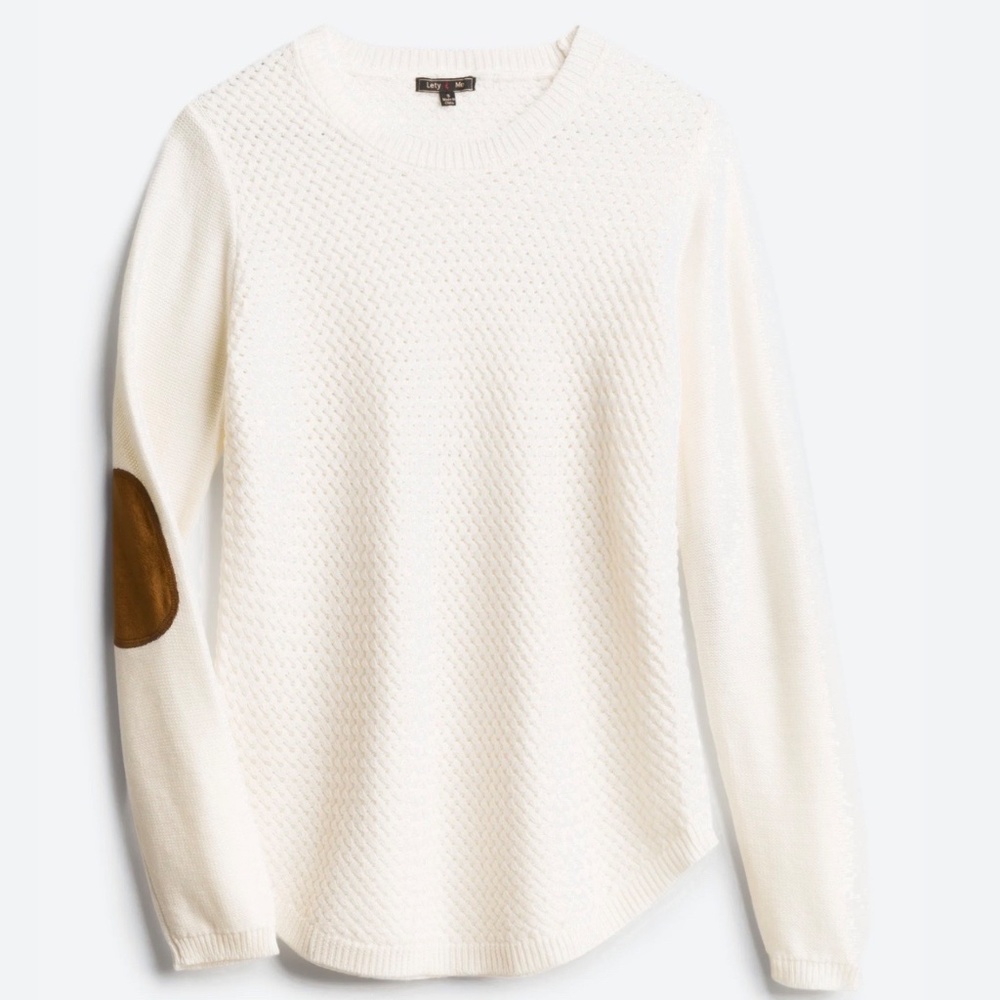 LETY & ME Josey Elbow Patch Sweater - Stitch Fix